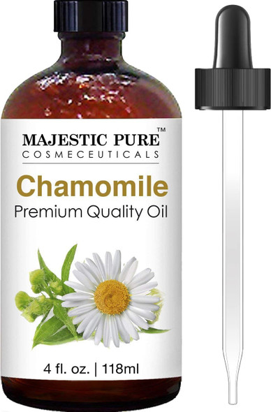 MAJESTIC PURE Chamomile Oil Premium Quality, 4 Fl Oz