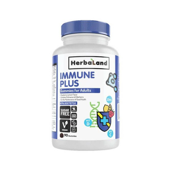 Herbaland Immune Plus For Adults Gummies 90's