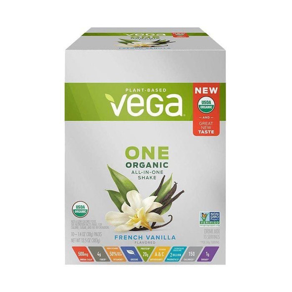 Vega One Organic French Vanilla 38 g x 10