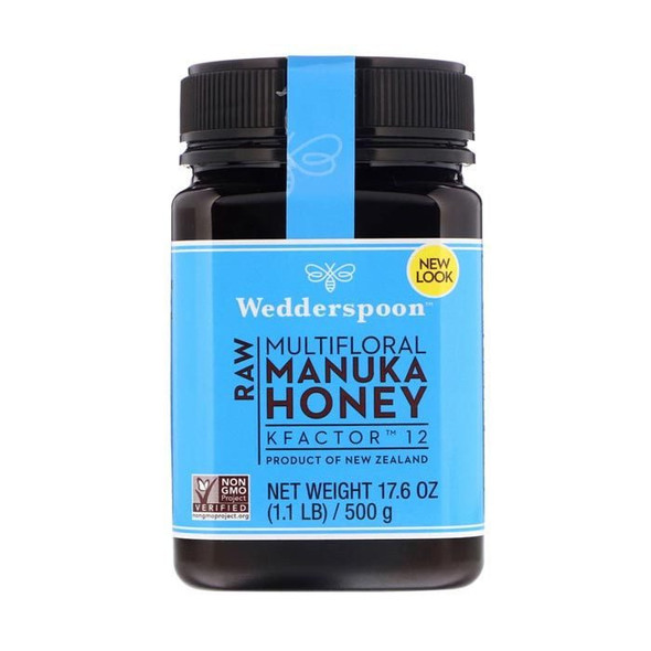 Wedderspoon Raw Multifloral Manuka Honey KFactor 12 500 g