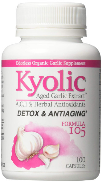 Kyolic Formula 105 Detox & Anti Aging 100 Capsules