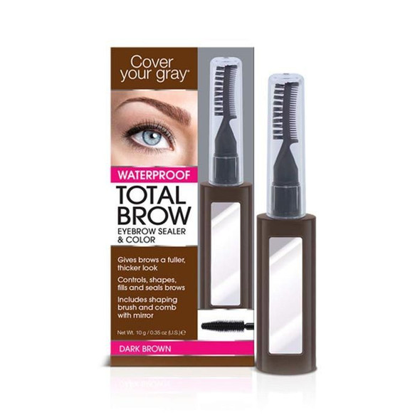 Cover Your Gray Total Brow Eyebrow Sealer Dark Brown 10 G