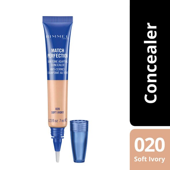 Rimmel Match Perfection Tone Adapt Concealer 020 Soft Ivory