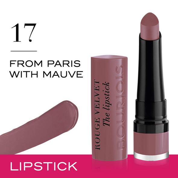 Bourjois Rouge Velvet The Lipstick 17 From Paris With Mauve