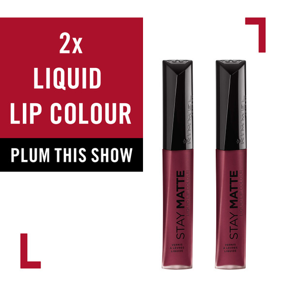 Rimmel Stay Matte Liquid Lip Colour 810 Plum This Show