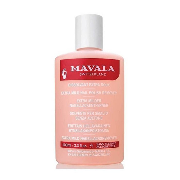Mavala Nail Polish Remover Extra Mild Pink 100 ml