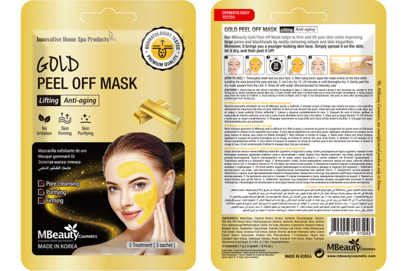 Mbeauty Gold Peel Off Mask | 1 Pc