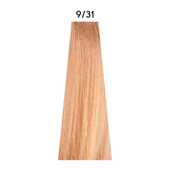 TECHNOFRUIT HAIR COLOR 9/31 , VERY LIGHT BLONDE GOLDEN ASH - 100 ML