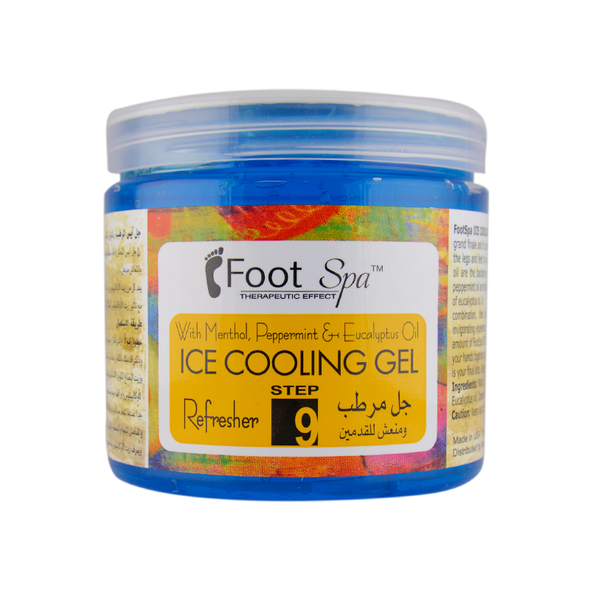 Foot Spa Ice Cooling Gel- Menthol | Peppermint & Eucalyptus Oil | 473 Ml