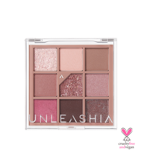 Unleashia Glitterpedia Eye Palette - 05 All of Dusty Rose