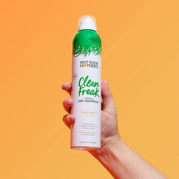 Not Your Mother's Clean Freak Tapioca Dry Shampoo (2-Pack) - 7 oz - Refreshing Dry Shampoo - Instantly Absorbs Oil for Refreshed Hair