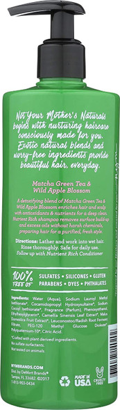 Not Your Mother's Naturals Shampoo Green Tea and Wild Apple Blossom, 16 Fl Oz