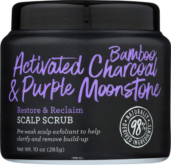Not Your Mother's Activated Bamboo Charcoal & Purple Moonstone Scalp Scrub, 10 Oz