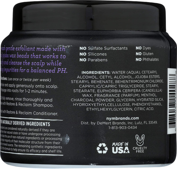 Not Your Mother's Activated Bamboo Charcoal & Purple Moonstone Scalp Scrub, 10 Oz