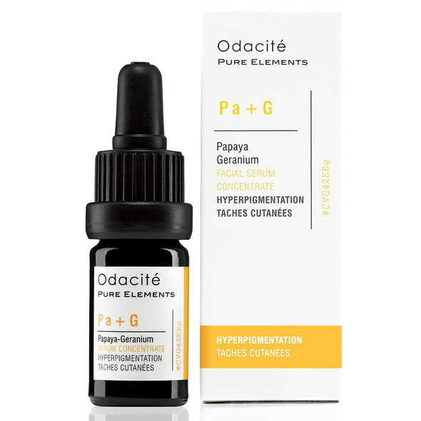 Odacite Face Serum for Anti Aging - Pa+G, Papaya & Geranium Hyperpigmentation Glow Recipe- For Anti-Aging & Dullness - Lightweight Multi-Active Facial Serum Helps Reduce Look of Dark Spots & Uneven Skin Tone - .17 Fl. Oz