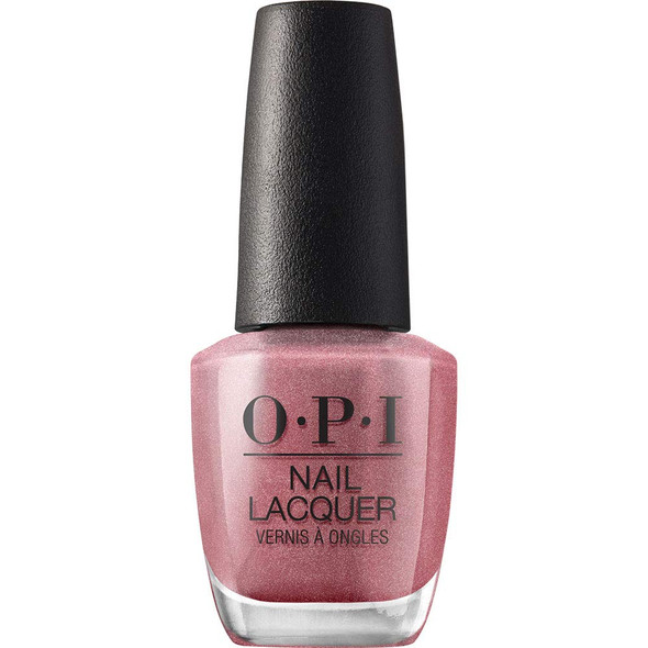 OPI Nail Lacquer, Chicago Champaign Toast, Pink Nail Polish, 0.5 fl oz