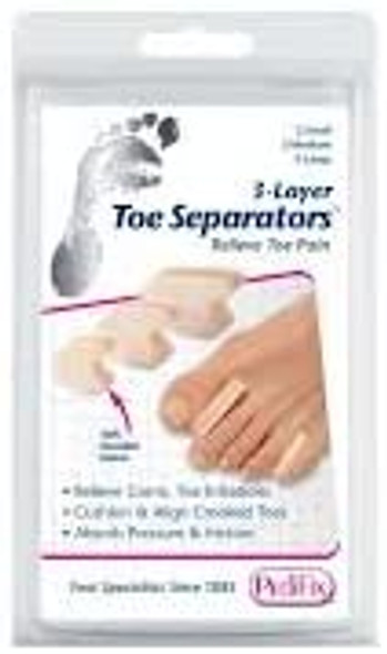 Pedifix Toe Seperators - 3 Layer - Small