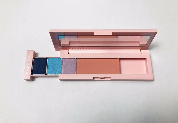 Shu Uemura play date eye and cheek palette Water Slide Blue