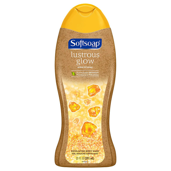 Softsoap, Body Wash Lustrous Glow Honey, 20 Ounce
