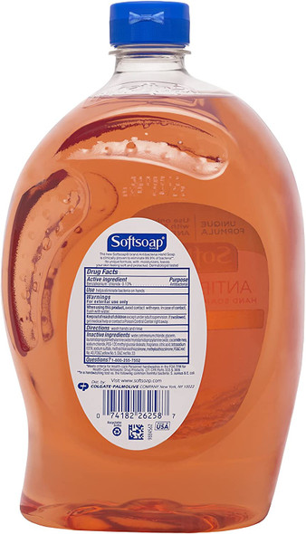 Softsoap Antibacterial Crisp Clean Hand Soap Refill, 56 Ounce