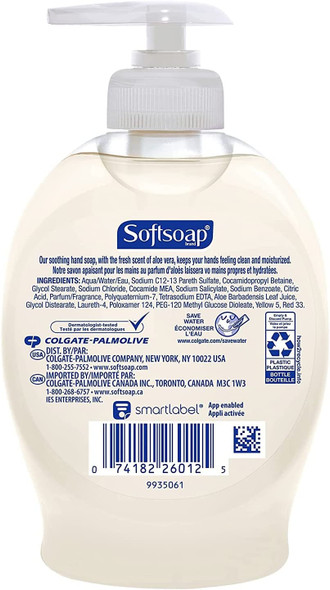 Softsoap New 804036 Hand Soap 7.5Oz Aloe Vera (6-Pack) Hand and Bar Soaps Wholesale Bulk Health and Beauty Hand and Bar Soaps Irish Spring