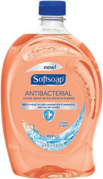 SOFT SOAP ANTIBACTERIAL LIQUID HAND SOAP GALLON REFILL, CRISP CLEAN 4/CS