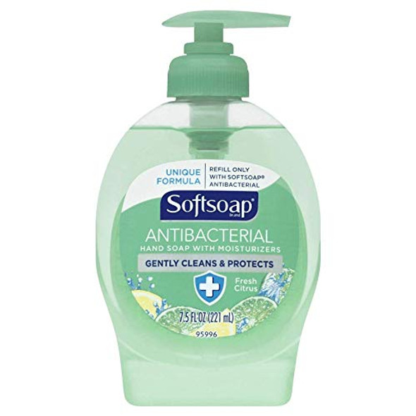 Softsoap Softsoap Antibacterial Liquid Hand Soap Pump, Fresh Citrus - 5.5 Oz, 12 Packs, 5.5 Fl Oz