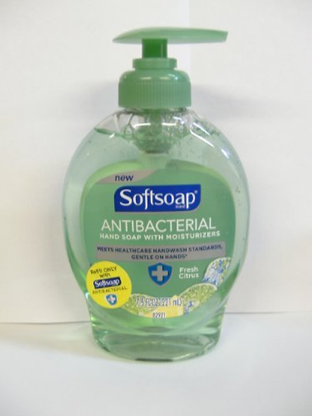 Softsoap Antibacterial Hand Soap with Moisturizers, Fresh Citrus 7.5 oz (Pack of 2)