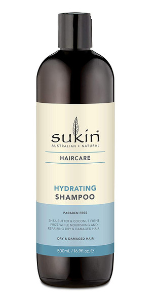 Sukin Hydrating Shampoo, Dry & Damaged Hair, 16.9 Fl Oz