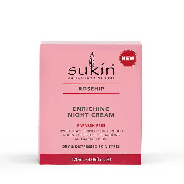 SUKIN Rosehip Night Cream, 120 ML