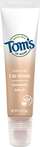 Tom's of Maine Lip Gloss, Summer Sand, 0.5 Ounce