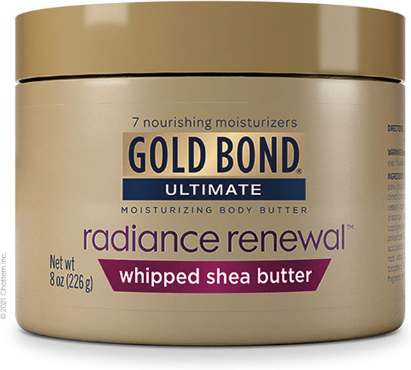 Gold Bond Radiance Renewal Cream, Whipped Butter, 8 Ounce