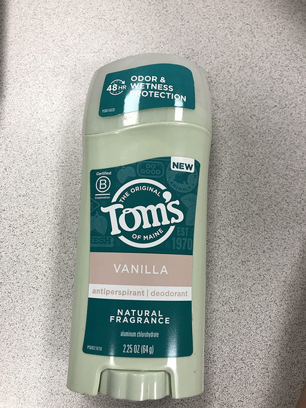 Tom's of Maine Antiperspirant Deodorant for Women, Vanilla, 2.25 Oz