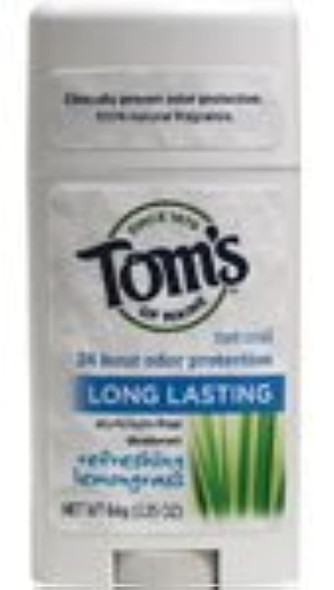 Tom's of Maine Deod Stk LL Lemngrs, 2.25 Ounce