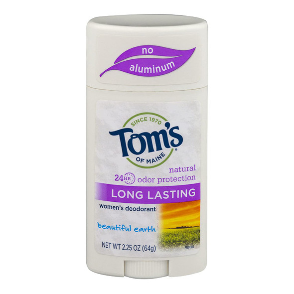 Tom's of Maine Natural Long-Lasting Deodorant Beautiful Earth 2.25 oz (Pack of 2)2
