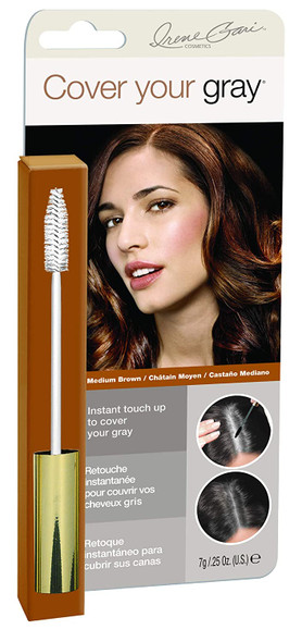 Cover Your Gray Brush-in Wand - Medium Brown (IG-BRM)