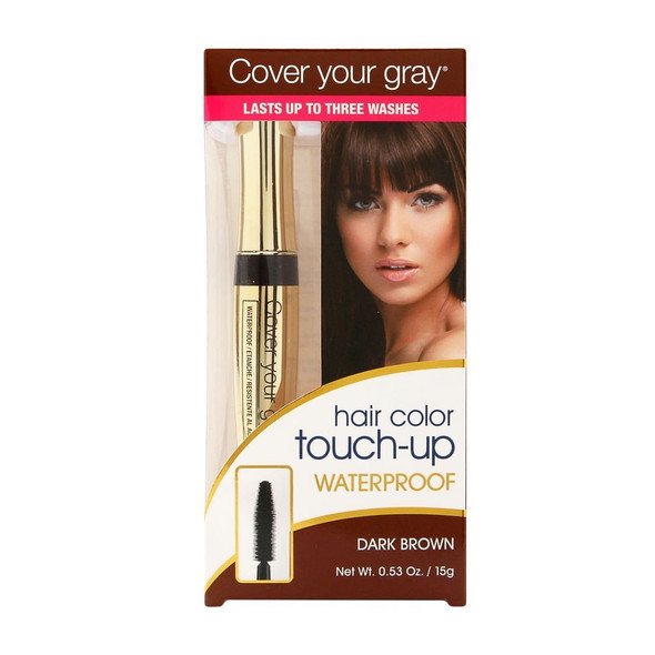 Cover Your Gray Waterproof Brush-in Hair Color Touch-Up - Dark Brown