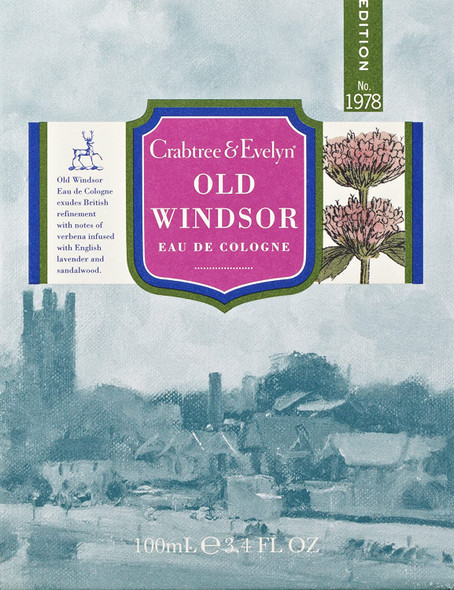 Crabtree & Evelyn Eau de Cologne, Old Windsor, 3.4 Fl Oz