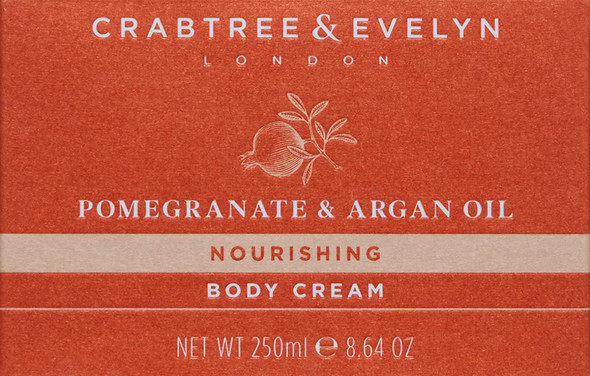 Crabtree & Evelyn Pomegranate & Argan Oil Body Cream, 8.64 oz