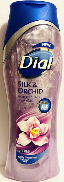 Dial Moisturizing Body Wash - Silk & Orchid - Net Wt. 16 FL OZ (473 mL) Per Bottle - One (1) Bottle