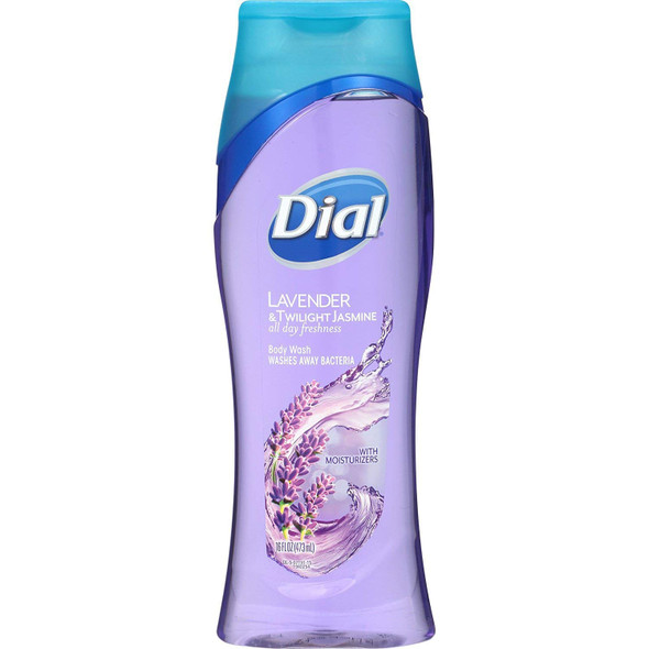 Dial Body Wash, Lavender & Twilight Jasmine with All Day Freshness, 16 Fluid Ounces (Pack of 3)