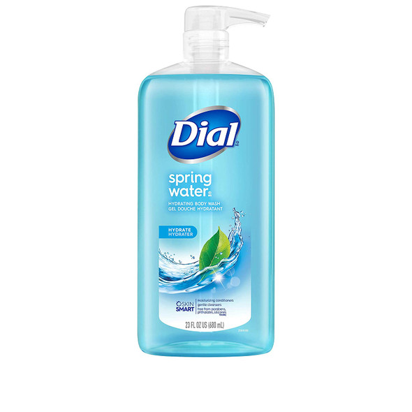 Dial Body Wash, Spring Water, 23 fl oz (Pack of 3)