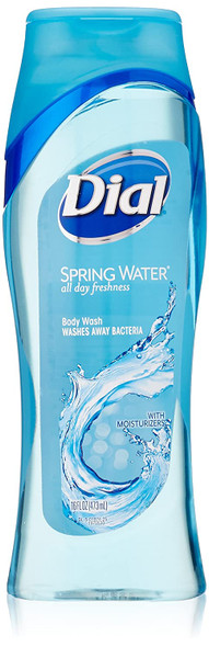 Dial Body Wash With Moisturizers, Spring Water 16 oz(Pack of 3)
