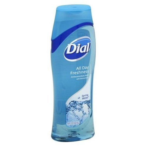 Dial Spring Water Hydrating Body Wash 16 oz (Pack of 4)