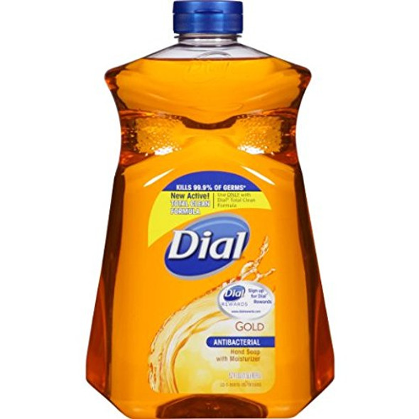 Dial Antibacterial Liquid Hand Soap Refill, Gold, 52 Ounce