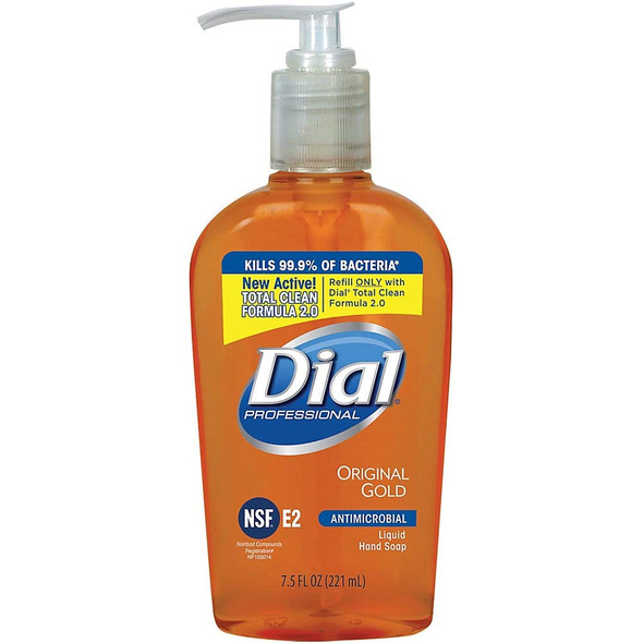 Liquid Dial Antimicrobial Liquid Soap, 7.5 oz Pump Bottle