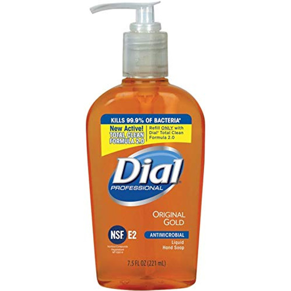 Liquid Dial Antimicrobial Liquid Soap, 7.5 oz Pump Bottle