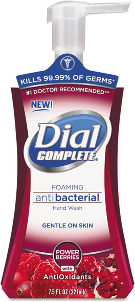 Dial Foaming Hand Wash, Power Berries, 7.5 Oz Pump Bottle