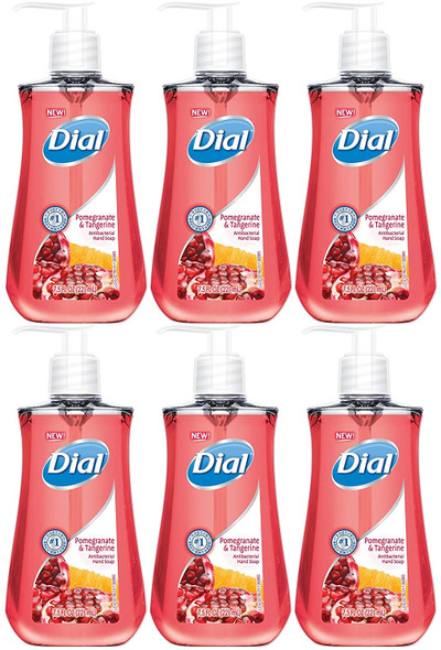 DIA02795 - Dial Pomegranate Antibacterial Hand Soap - 6 Pack