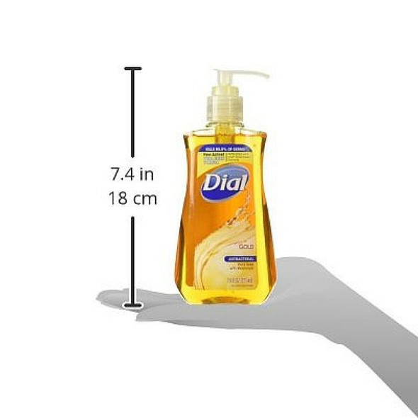 Dial Antibacterial Hand Soap With Moisturizer, Gold, 7.5-oz. (12 Pack)